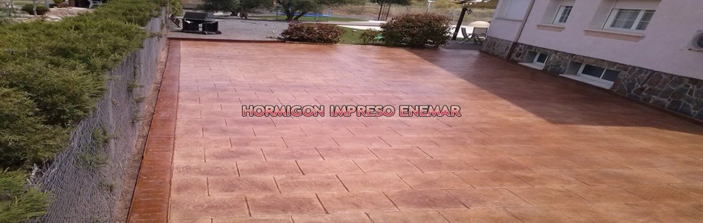 hormigón impreso Ciudad Real - empresa enemar